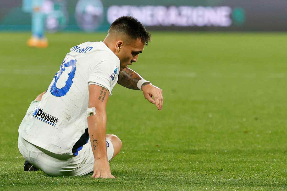 Lautaro Martinez lascia l'Inter 